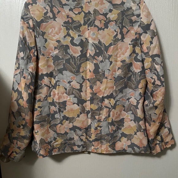 Pendleton Country Sophisticates Floral Blazer Pastel 80’s Vintage - Picture 5 of 8